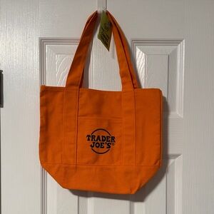 Trader Joe's Orange Halloween Mini Bag